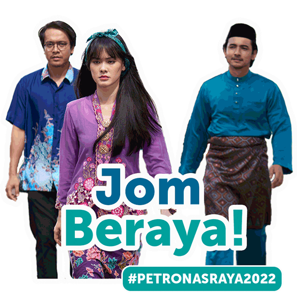 Aidilfitri Jomberaya Sticker by Petronas Malaysia