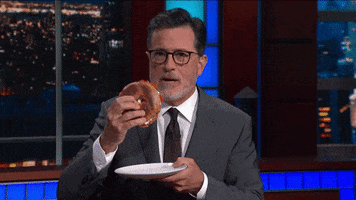 Stephen Colbert Bite GIF by The Late Show With Stephen Colbert