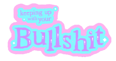 Keeping Up Text Sticker by elchicotabla