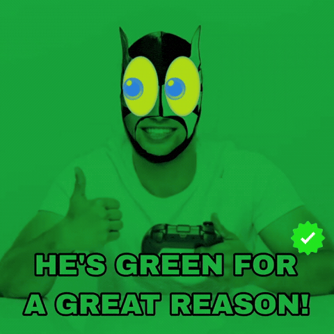 Niche Meme Green Guy GIF