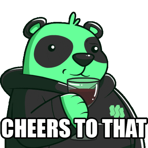 Cheers Drinking Sticker by SuperVerse