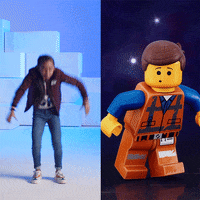lego movie dance GIF by LEGO