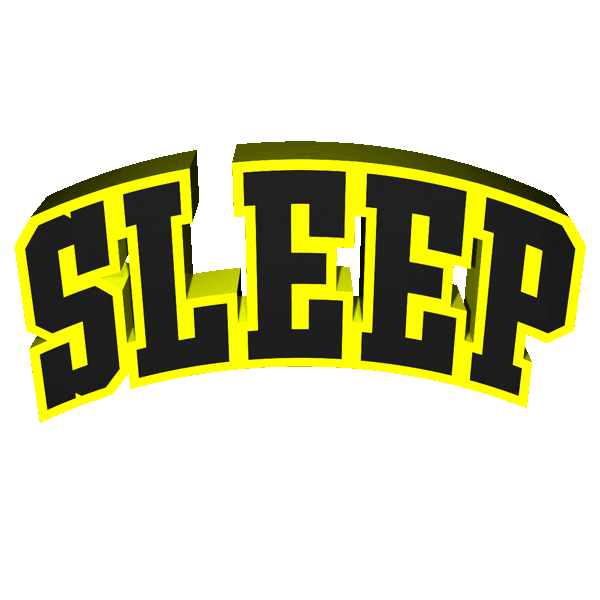 Wave Sleep Sticker