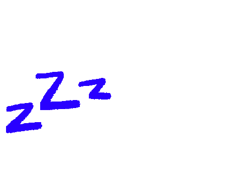 Tired Zzz Sticker by megan lockhart - Find & Share on GIPHY