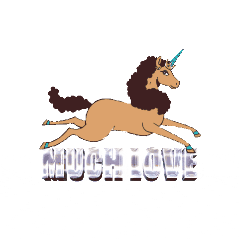 Horse Love GIF by Afro Unicorn