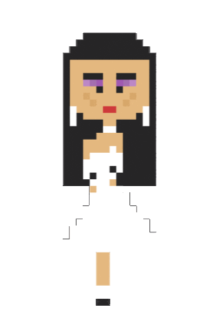 Beatrice Sticker by Joan Kamberaj