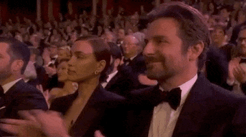 bradley cooper clapping GIF by BAFTA