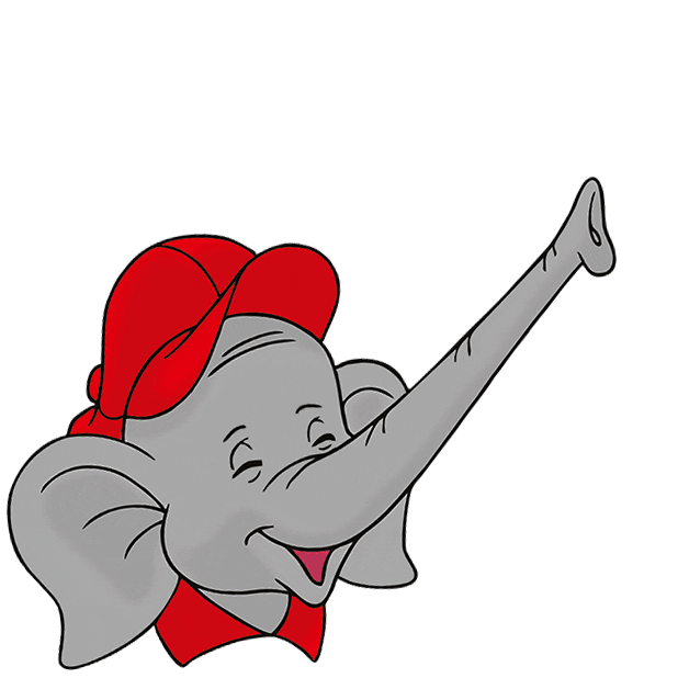 Elephant Trumpeting Sticker by Kiddinx for iOS & Android GIPHY