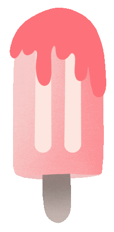 Ice Cream Pink Sticker by cathykoronakis.design