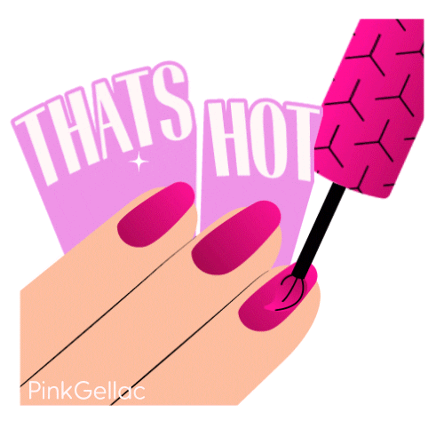 Pink Gellac Sticker