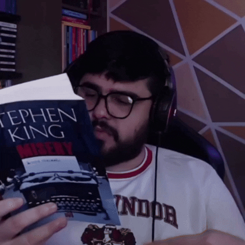 Stephen King Relax GIF