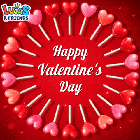 I Love You Hearts GIF by Lucas and Friends by RV AppStudios