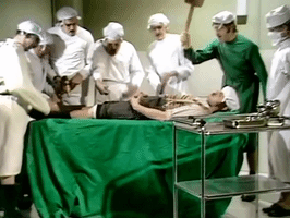 tinylittlereveries funny hospital monty python surgery GIF