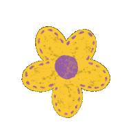 Flower Doodle Sticker