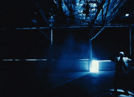 Blue Light Dancing GIF by Mergui