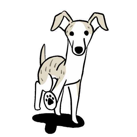 Dog Walking Sticker by うちクリ