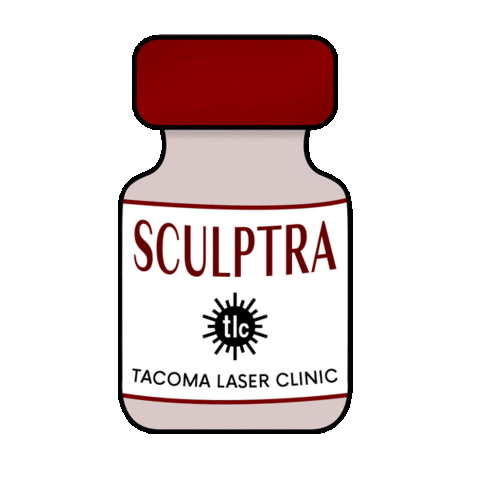 Sculptra Sticker by Tacoma Laser Clinic