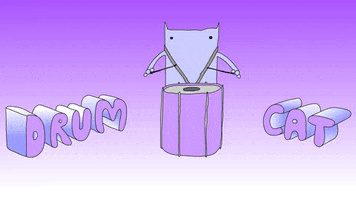 Cat Animation GIF by worldofmrpeters
