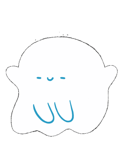 Ghost Boo Sticker