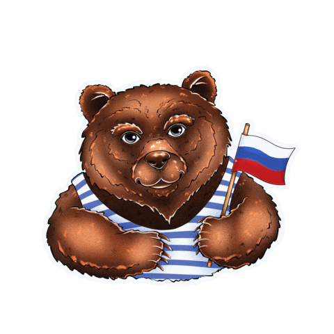 Wink Bear Sticker
