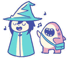Mage Singing Sticker