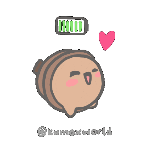 Positivity Low Battery Sticker by Kumo x World