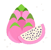 Dragon Fruit Sticker by wearhuha