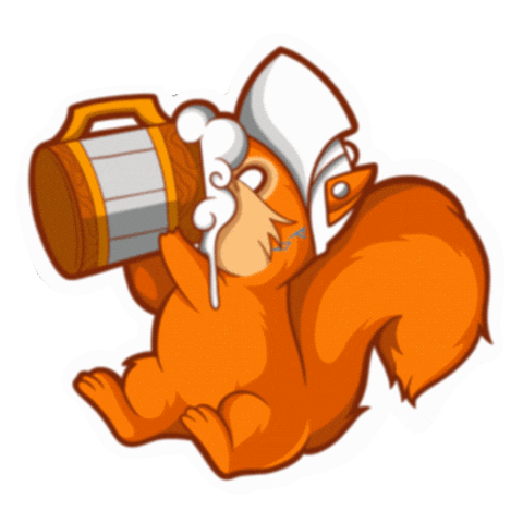 Tattoo Squirrel Sticker