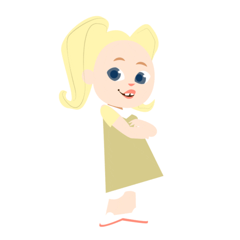 Girl Illustration Sticker by Shoppyland