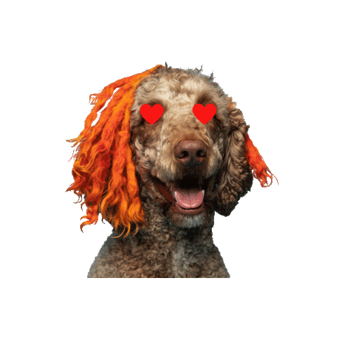 Dog Hearts Sticker by Leos Doghouse