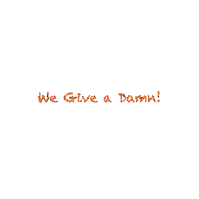 We Give A Damn Sticker by SkyFiber Networks