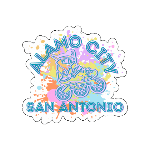 Sanantonioskaters Sticker by SpaceCitySkaters