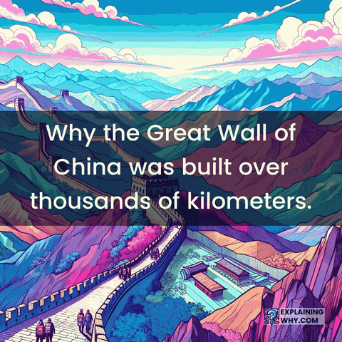 Great Wall Of China Construction GIF by ExplainingWhy.com