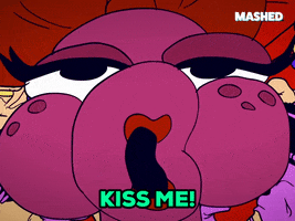 Kissing Kiss Me GIF by Mashed