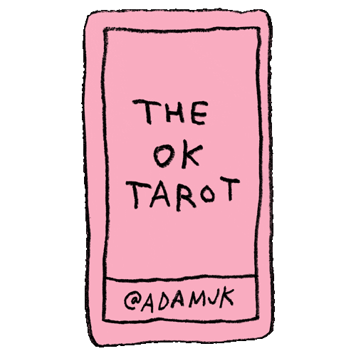 tarot deck sticker by Adam J. Kurtz