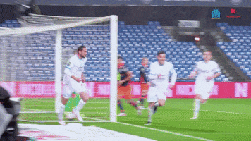 Celebration Goal GIF by Olympique de Marseille