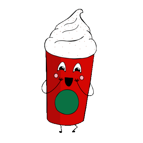 Christmas Dancing Sticker by Starbucks UK