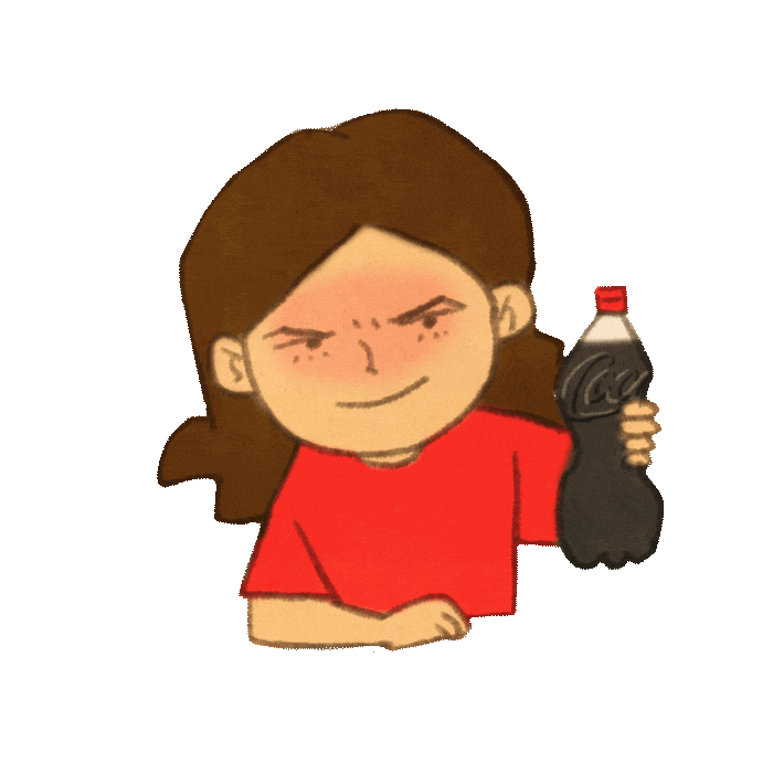 Couple 코카콜라 Sticker