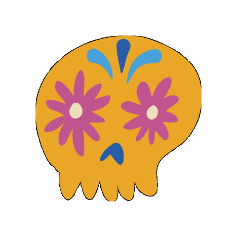 Dia De Los Muertos Calavera Sticker
