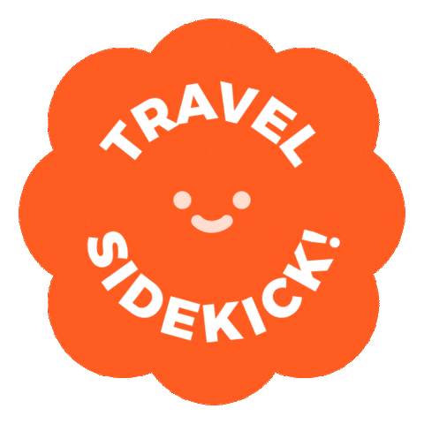 Airalo Travel Side Kick Sticker Sticker by Airalo