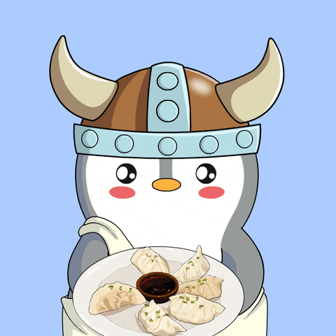 Chinese Food Penguin GIF by Pudgy Penguins