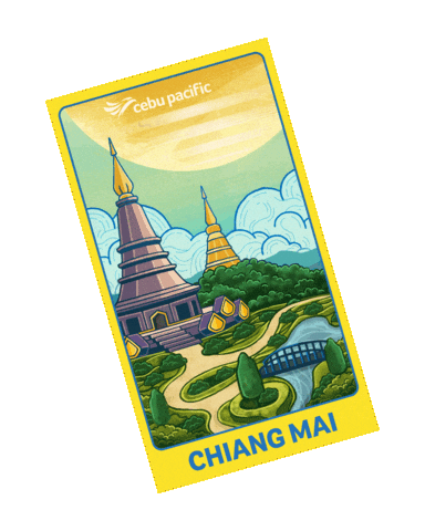 Chiang Mai Travel Sticker by Cebu Pacific Air
