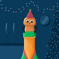 New Year Hello GIF by sambmotion