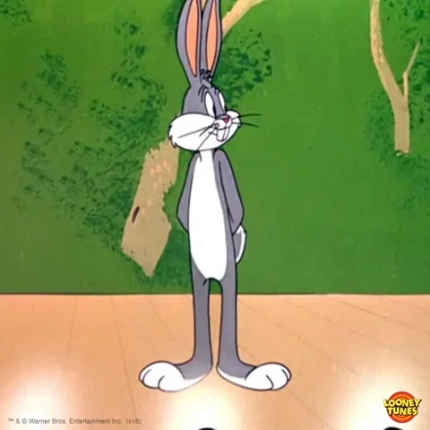 Запутался Багз Банни GIF от Looney Tunes