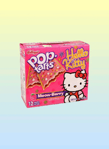 hello kitty pop tarts GIF by Shaking Food GIFs