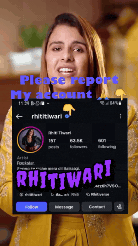 Please Report My Account GIF