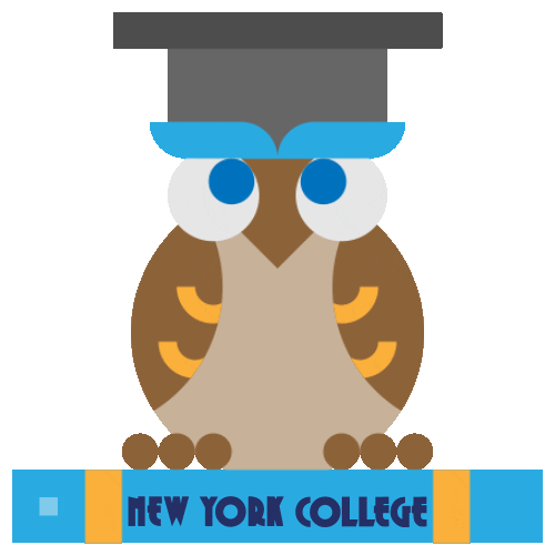 New York College Greece Sticker