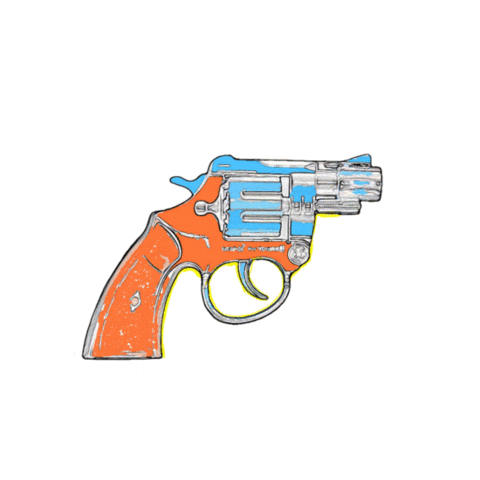 Toy Gun Rotate GIF by Ryan Enn Hughes