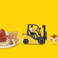 forklift lol GIF by Welcome! At America’s Diner we pronounce it GIF.