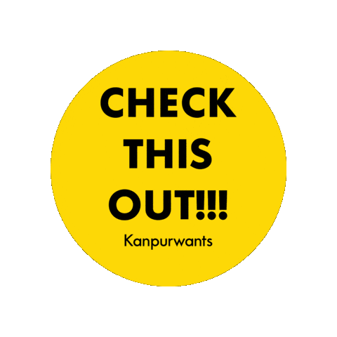 Kw Check This Sticker by Kanpurwants